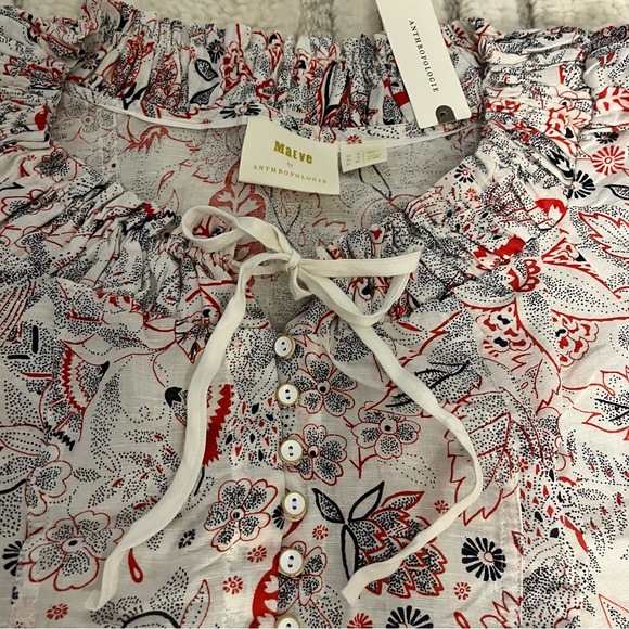 NWT Short Sleeve Maeve Blouse - Picture 4 of 8